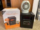 Home Comfort 750 Infrared Heater and Holmes Fan