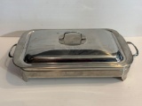 Silver Plate Chafing Dish and PYREX Casserole