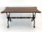 Bistro, Dining, Console Table with Wood and Iron Base