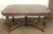Ornate Antique Walnut Dining Table and 2 Leaves