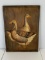 Oil on Wood Painting of Geese by Mari B. Landell