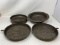 4 Vintage Tin Kitchen Pans