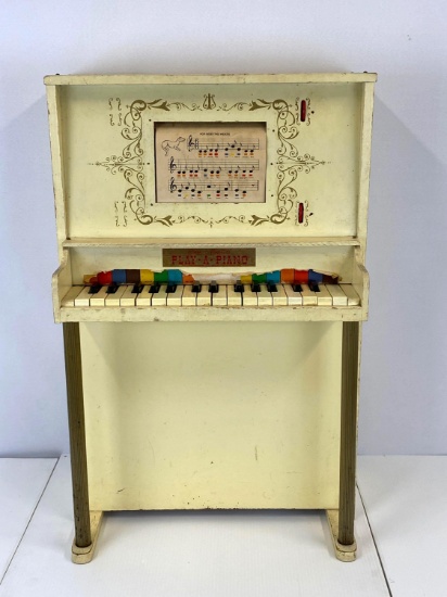 "Gay Nineties Play-A-Piano" Child's Player Piano