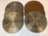 6 Late 1800's Regina Music Box Discs