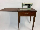 Sears Kenmore Sewing Machine in Cabinet with Accessories & Manuals