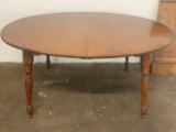Maple Kitchen Table with 2 Leaves