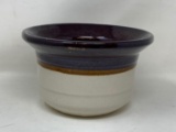 Roseville OH Two-Tone Stoneware Wide Lip Bowl