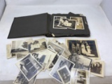 Scrapbook with Black and White Photographs