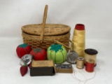 Sewing Basket & Notions