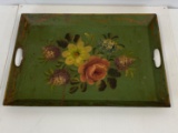 Toleware Tray with Floral Motif