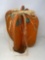 Wooden 3-D Pumpkin Decoration
