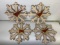 4 Snowflake/Snowman Ornaments
