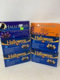 6 Boxes of Halloween Lights- Purple & Orange