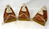3 Candy Corn Napkin or Letter Holders