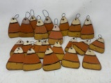 Large Lot of Candy Corn Ornaments