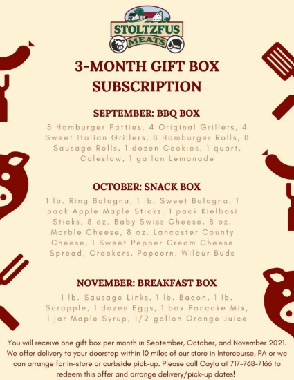 Stoltzfus Meats, Meat Subscription