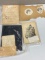 Handwritten Poem, Gibson Girl Bust Prints, Fashion Prints and Booklet 