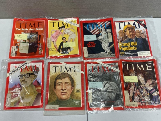 8 Issues of Time Magazine