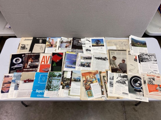 Travel Brochures, Bicycle Ads, Automobile Ephemera