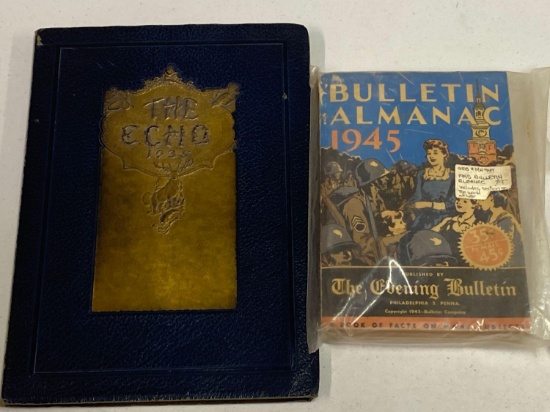"Bulletin Almanac 1945" and "The Echo", 1935 Yearbook of Chambersburg PA High School,