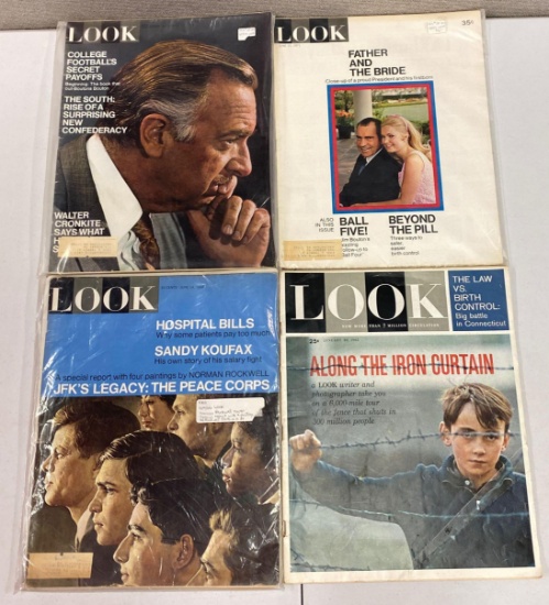 4 Issues of Look Magazine