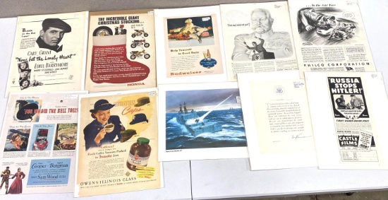 Grouping of Mid Century Advertisements