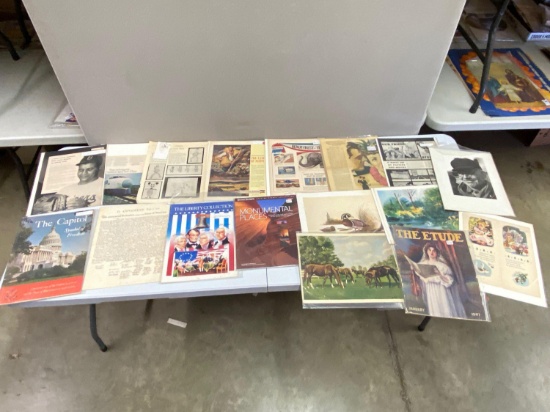 Vintage Advertisements, Pamphlets
