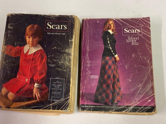 Sears Catalogs- Fall/Winter 1965 and Fall/Winter 1972