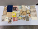 Assorted Antique Vintage Cook Books, Maps, Pamphlets and more