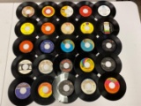 Grouping of 45's Vinyl Records