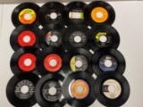 Grouping of 45's Vinyl Records