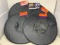 5 Black Fabric Witches Hats- All New with Tags