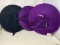 3 Fabric Witch Hats- New with Tags