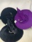 3 Fabric Witch Hats- New with Tags