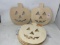 Large Lot of Unpainted Wooden Jack-O-Lantern Cut-Outs- New with Tags