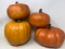4 Craft Pumpkins, Various Sizes- New