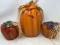 3 Decorated Craft Pumpkins