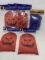 5 Halloween Stocking Masks and One Spider Web with Spiders- All New in Packages