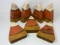 7 Wooden Candy Corn Standing Decorations