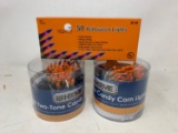 2 Boxes of 50 Ct. Candy Corn Lights and Box of 50 Ct. Halloween Lights