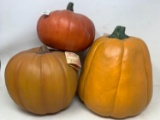 3 Craft Pumpkins, Varous Sizes- New with Tags