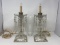 Pair of Electrified Candlesticks with Prisms