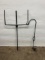 Metal Yard Stake and Clamp-on Metal Plant Hanger