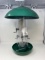 Bird Feeder with Green Dome Top