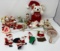 Christmas Figures, Ornaments, Stuffed Teddy Bear