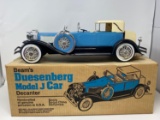 Beam's Duesenberg Model J Car Decanter with Box