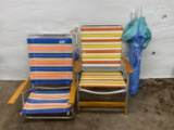 Rio and Other Beach Chair and Beach Umbrella