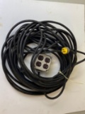 Extension Cord with 4-Outlet Power Box