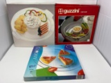 2 Chip & Dip Sets and Glass Charger, NEW