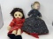 2 Soft Sculpture Dolls